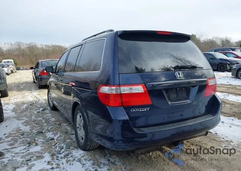 2007 Honda Odyssey Ex-L z USA, uszkodzony, nr VIN 5FNRL38657B124429